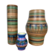 Trio vases Louis Bacculini et Michel Gorgeon, céramique Vallauris années 60