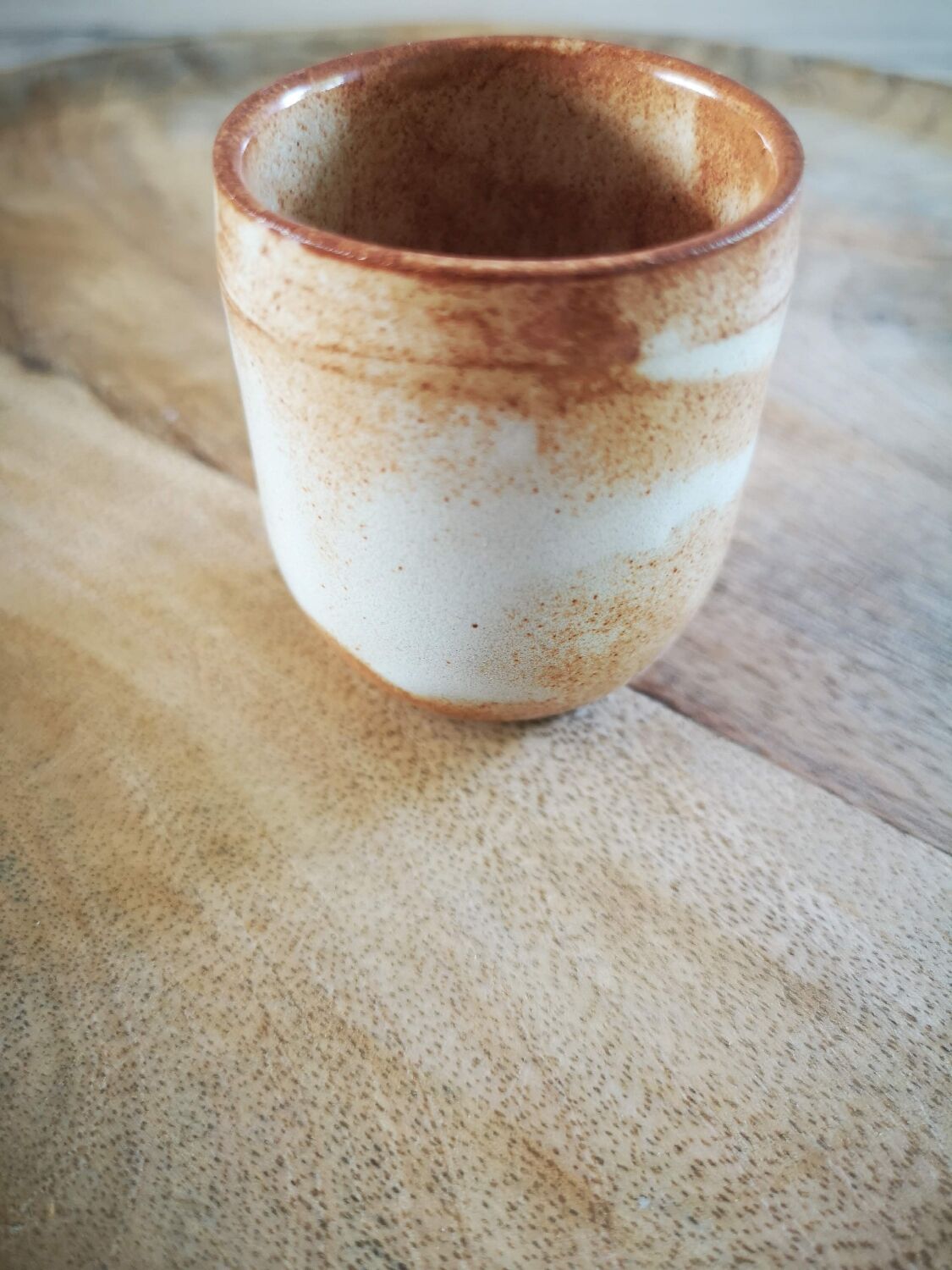 Set of 6 stoneware glasses