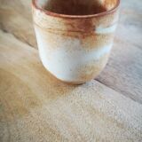 Set of 6 stoneware glasses