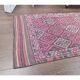 Vintage Turkish hand-knotted tribal runner 80	x378