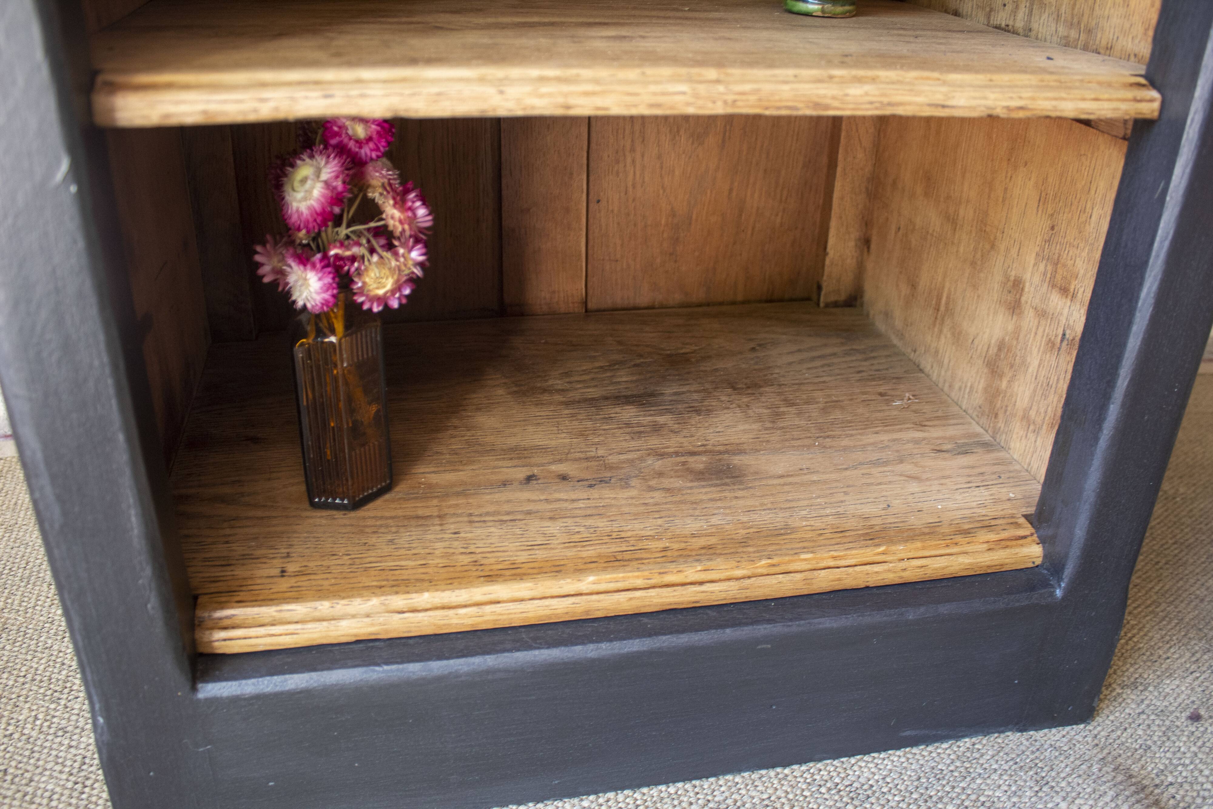 Low bookshelf furniture