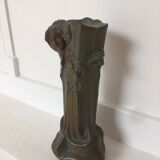 Pair of regulating vases signed Flora Francesco - Art Nouveau