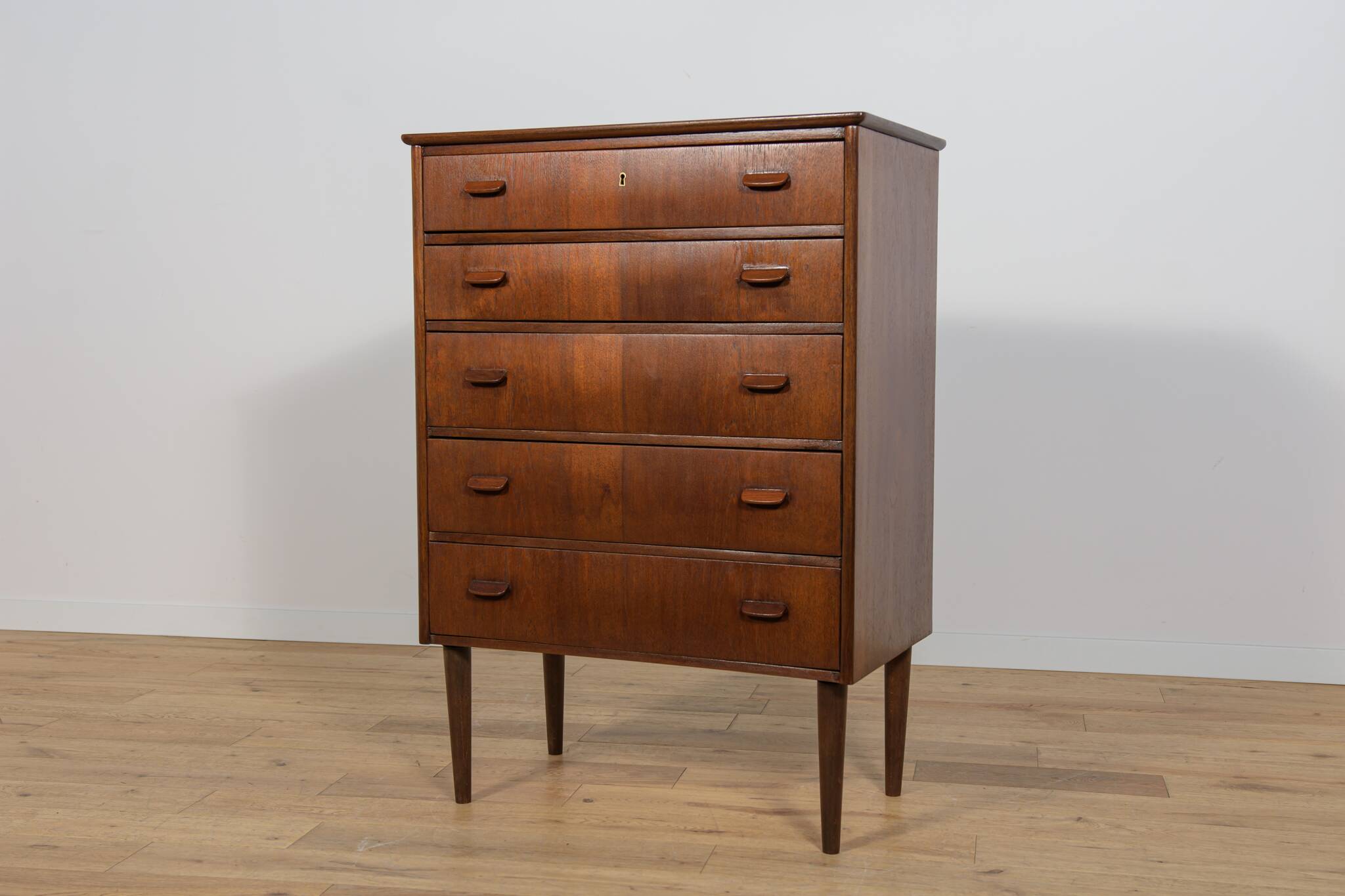 Commode en teck du milieu du siècle, Danemark, années 1960