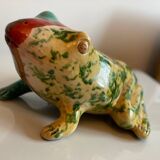 Frog in artisanal pottery, Morocco