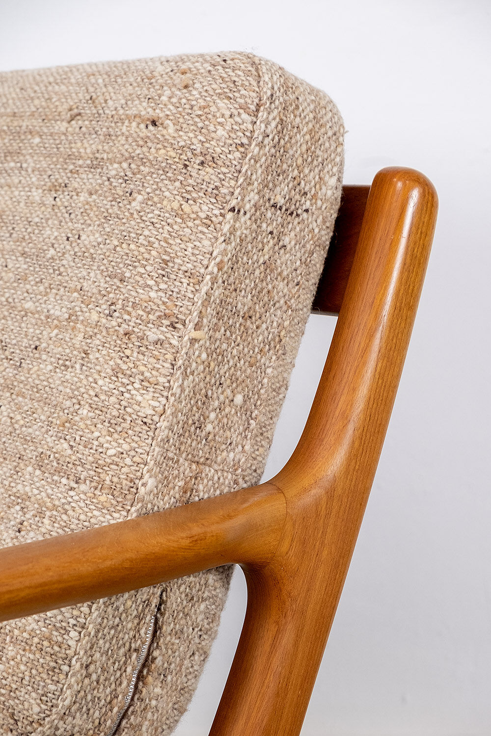 Vintage teak lounge chair by Juul Kristensen, 1960s