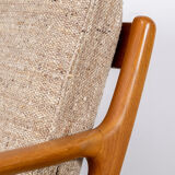 Vintage teak lounge chair by Juul Kristensen, 1960s