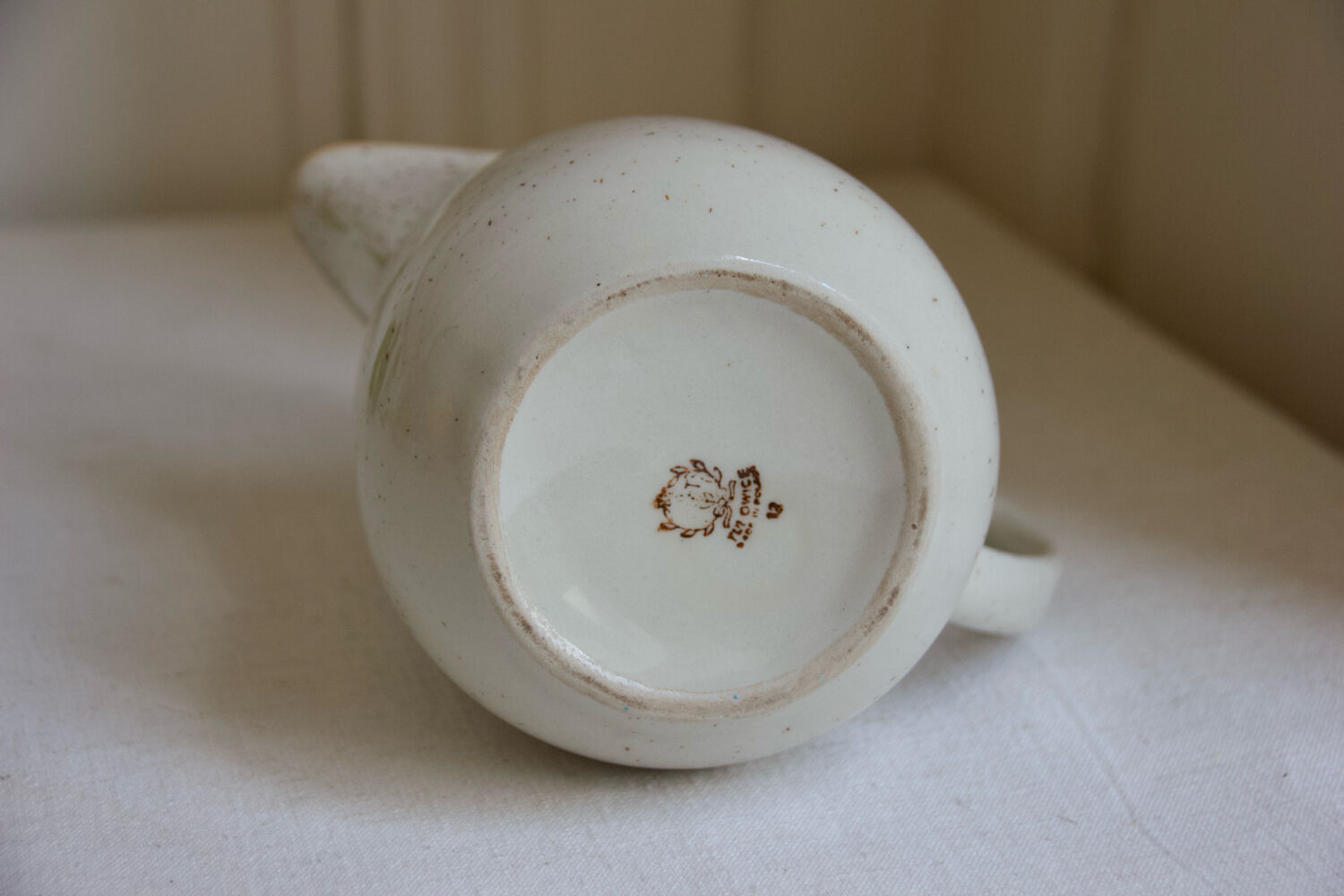 Stoneware milk jug