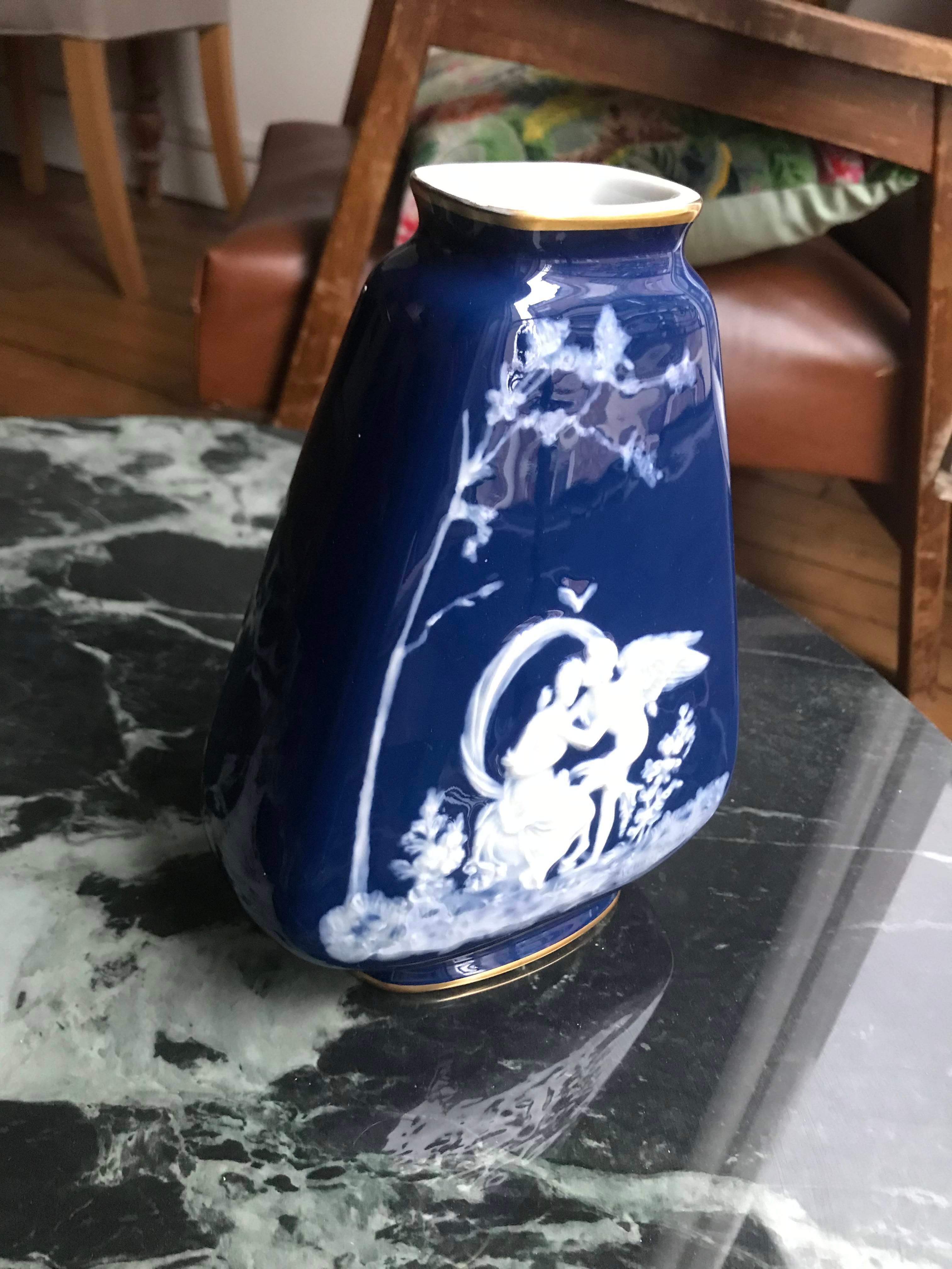 Vase Limoges Marcel Chaufriasse twentieth century