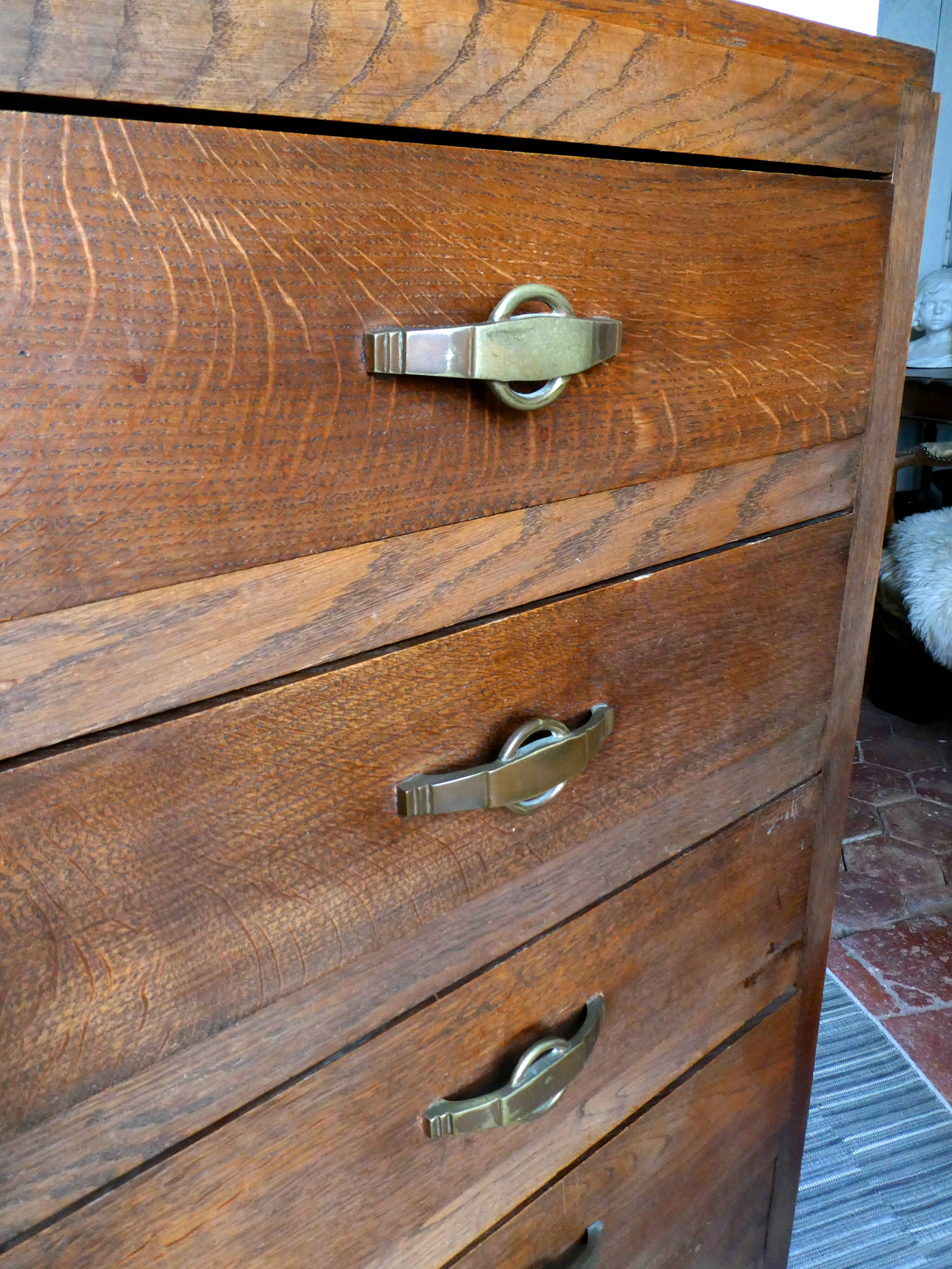 Art deco 5-drawer chiffonier 30-40 years