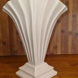 Vintage art deco vase draped shape