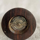 Pepper mill, Italian, vintage, in rosewood and copper.