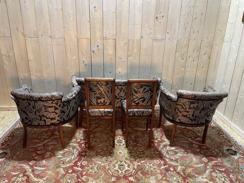 Salon Art Déco style Louis XVI Canapé - Fauteuils - Chaises