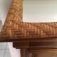 Mirror braided rattan frame 1970 39x54cm
