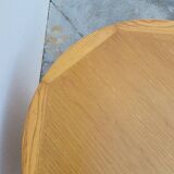 Vintage round coffee table design Maison Regain style 1970s