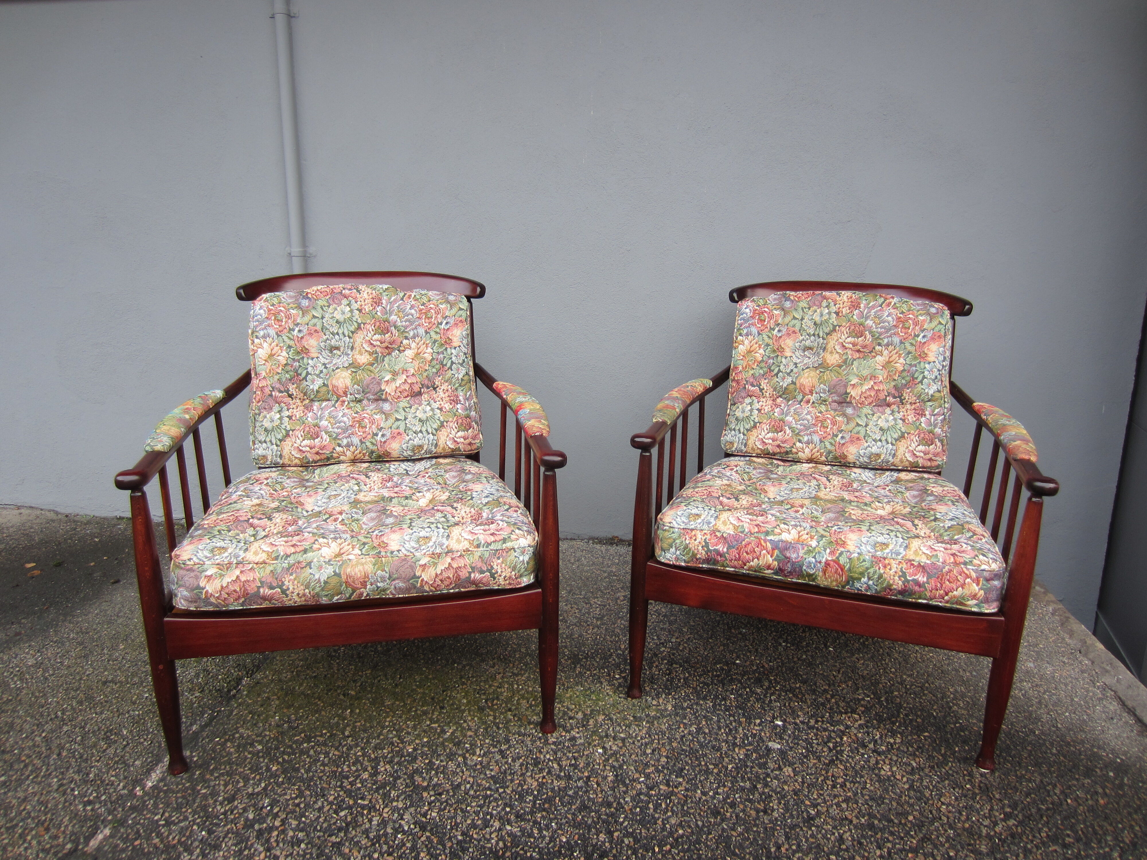 Scandinavian Skrindan armchairs by Kerstin Hörlin-Holmquist for OPE Möbler