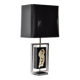 Modernist Gilt Table Lamp by Philippe Cheverny, France, 1970s