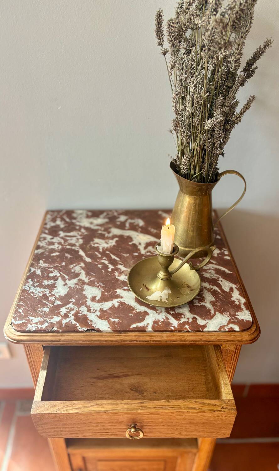 Vintage bedside table