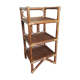 Light rattan shelf with canning