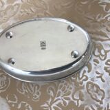 Complete flower pick in tin glass