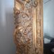 Grand miroir ancien monumental 185x145 bois doré glace biseautée style