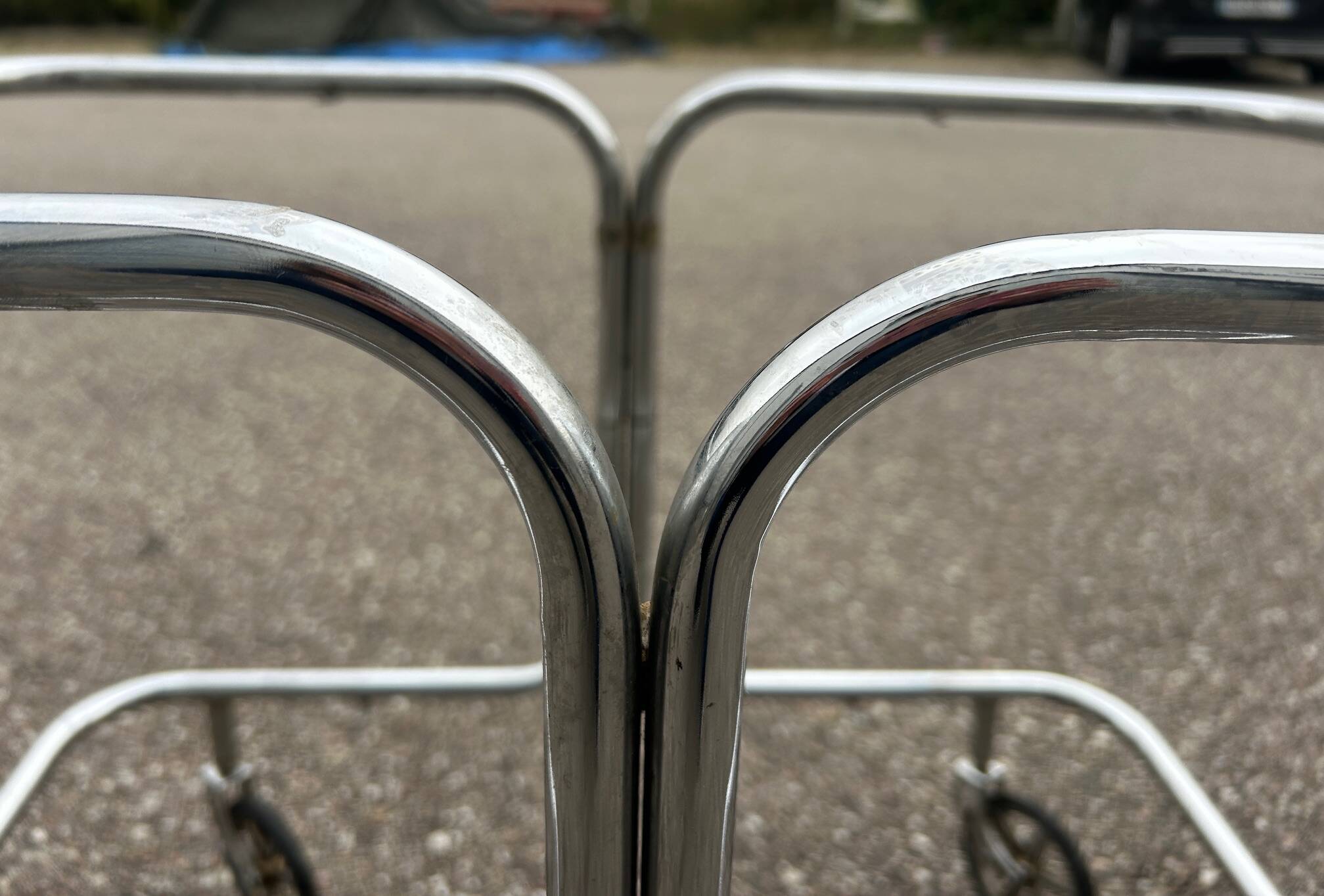 chrome rolling bar from the 1970s