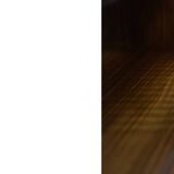 Vintage Mid-Century Scandinavian Modern Rosewood Highboard with Glass, 1960