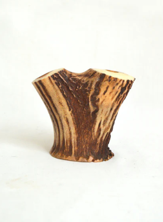 Deer horn vase