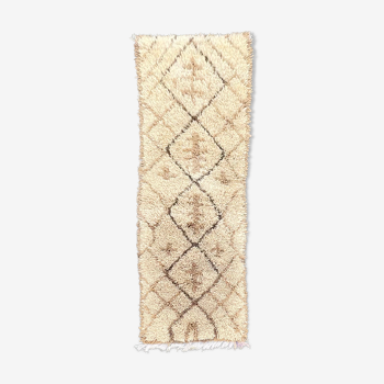 Moroccan berber carpet Beni Ouarain 65x200 cm