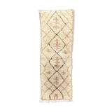 Moroccan berber carpet Beni Ouarain 65x200 cm