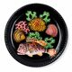 Assiette trompe l’œil Vallauris 1950
