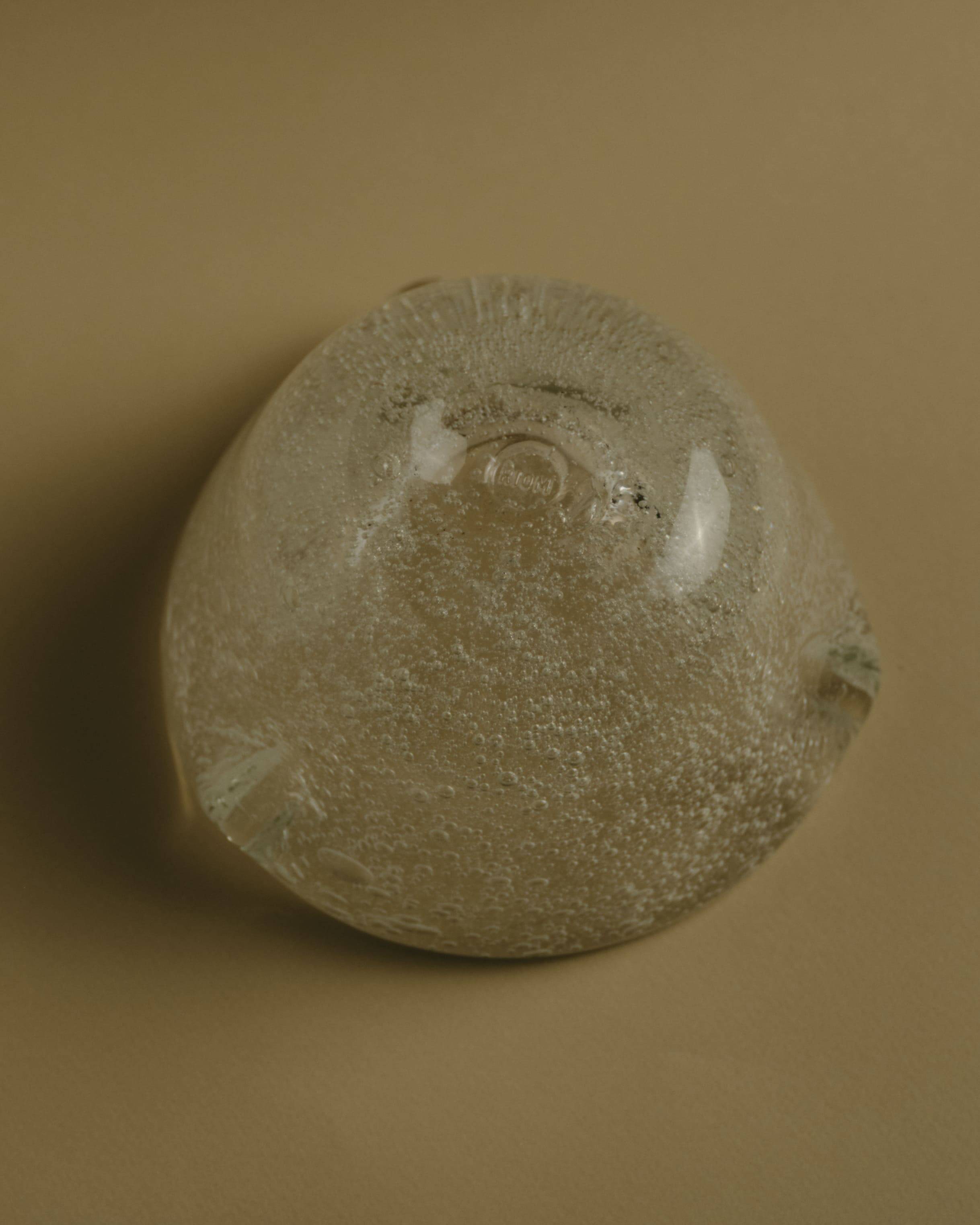 Free-form glass ashtray, 1970s