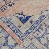 9x12 Pale Red & Blue Vintage Persian Rug, 275x353Cm