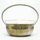 Basket sugar bowl Art Nouveau, silver-plated brass, Austria, 1920s