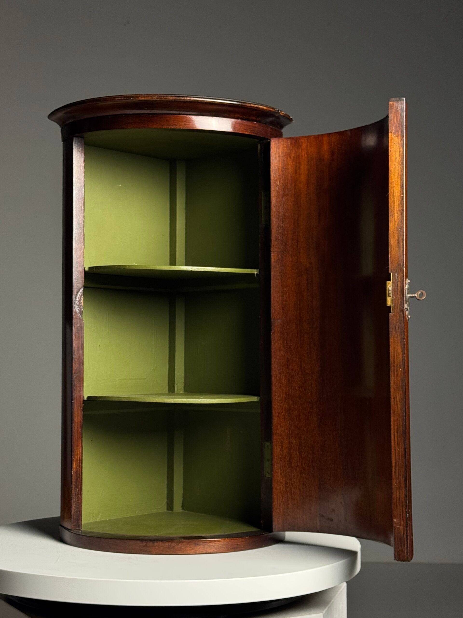 Mahogany wall cabinet 19th century