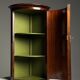 Mahogany wall cabinet 19th century