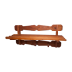 60's coat rack in solid beech