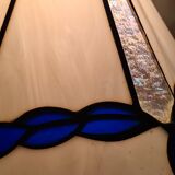 silver metal lamp, heron, wader, bamboo