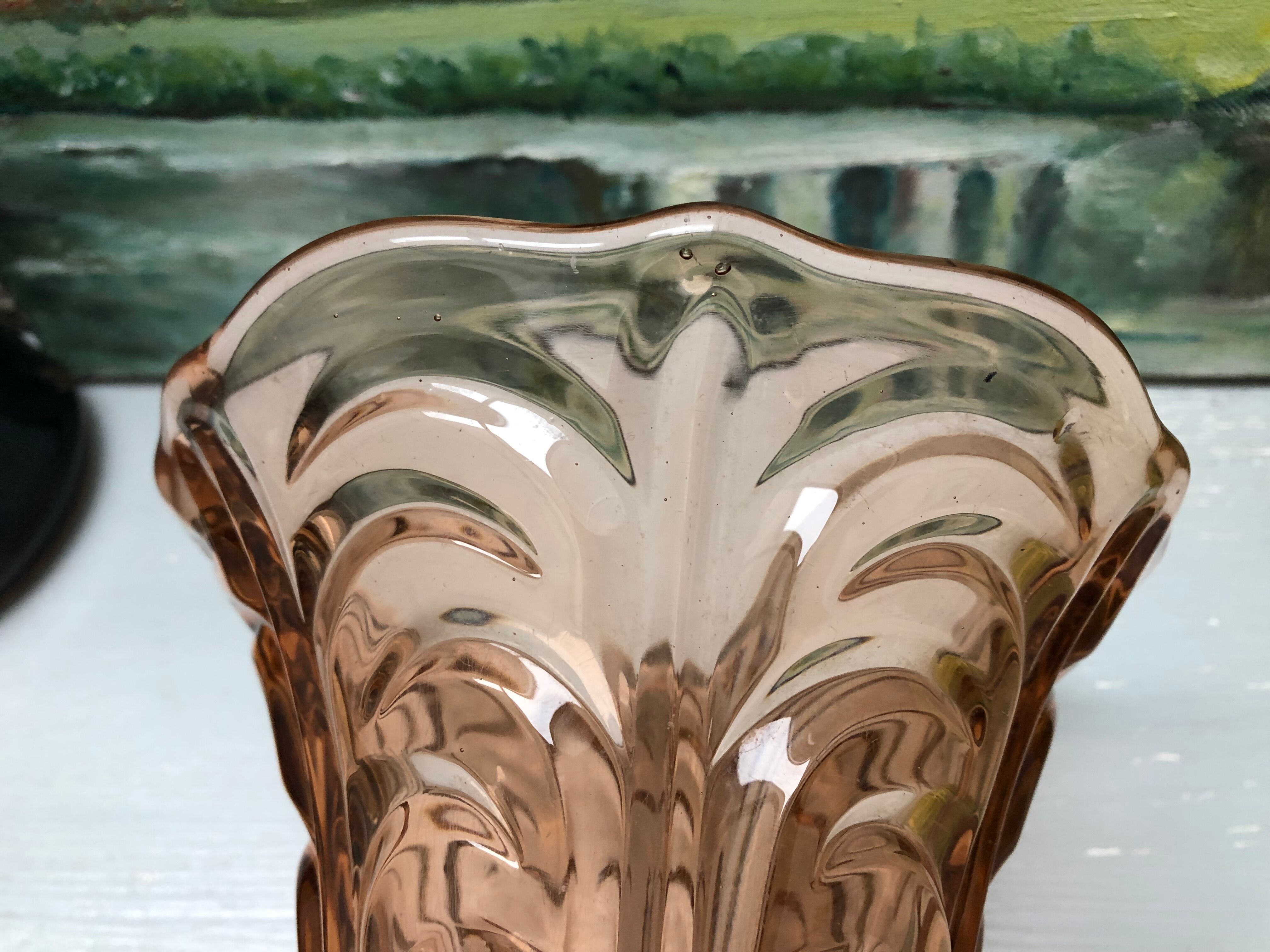 Rosaline-colored vase