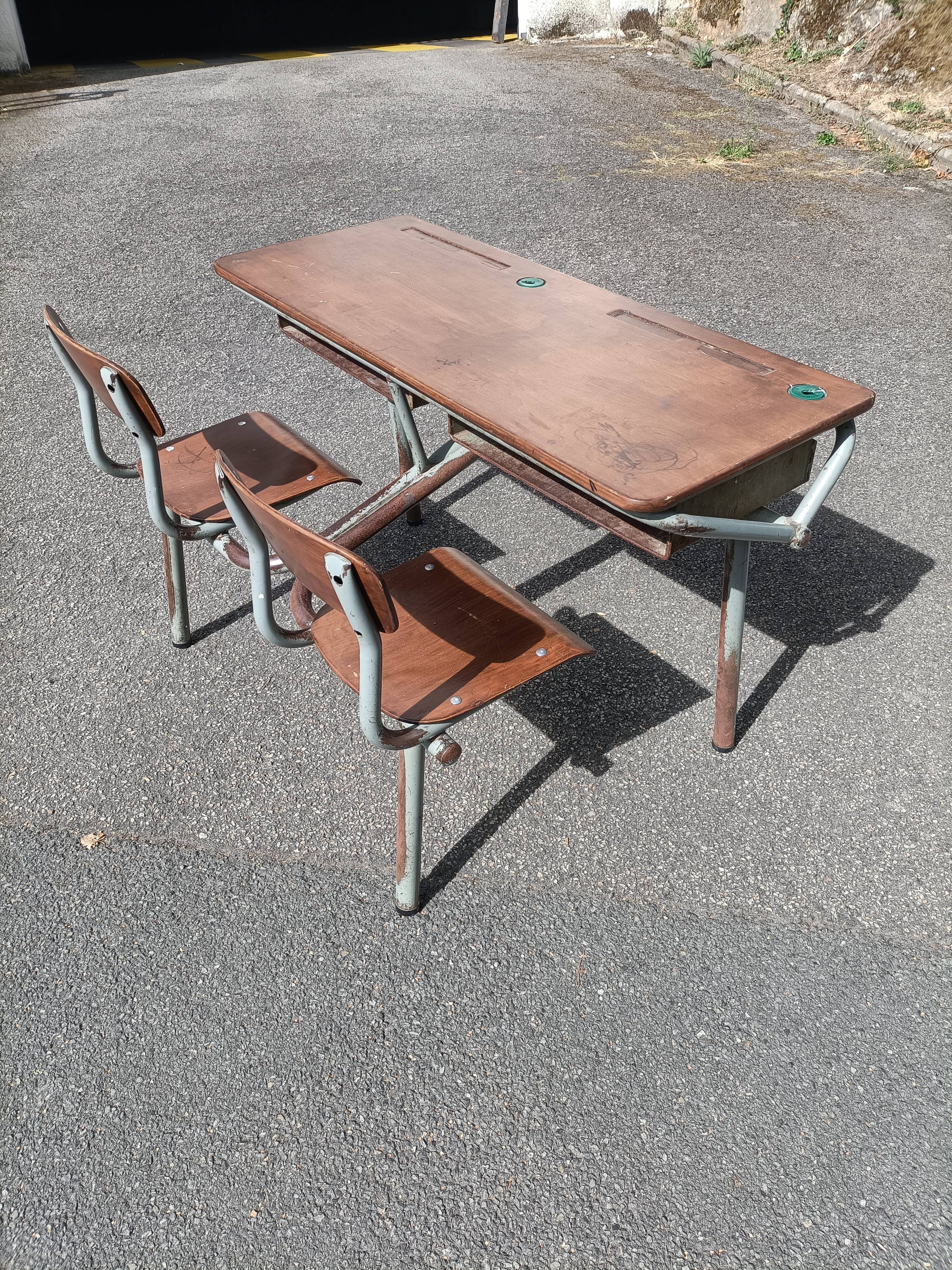 Double school desk GUYOT