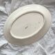 Oval ironstone dish with flowers and birds "Malaga" Petrus Regout