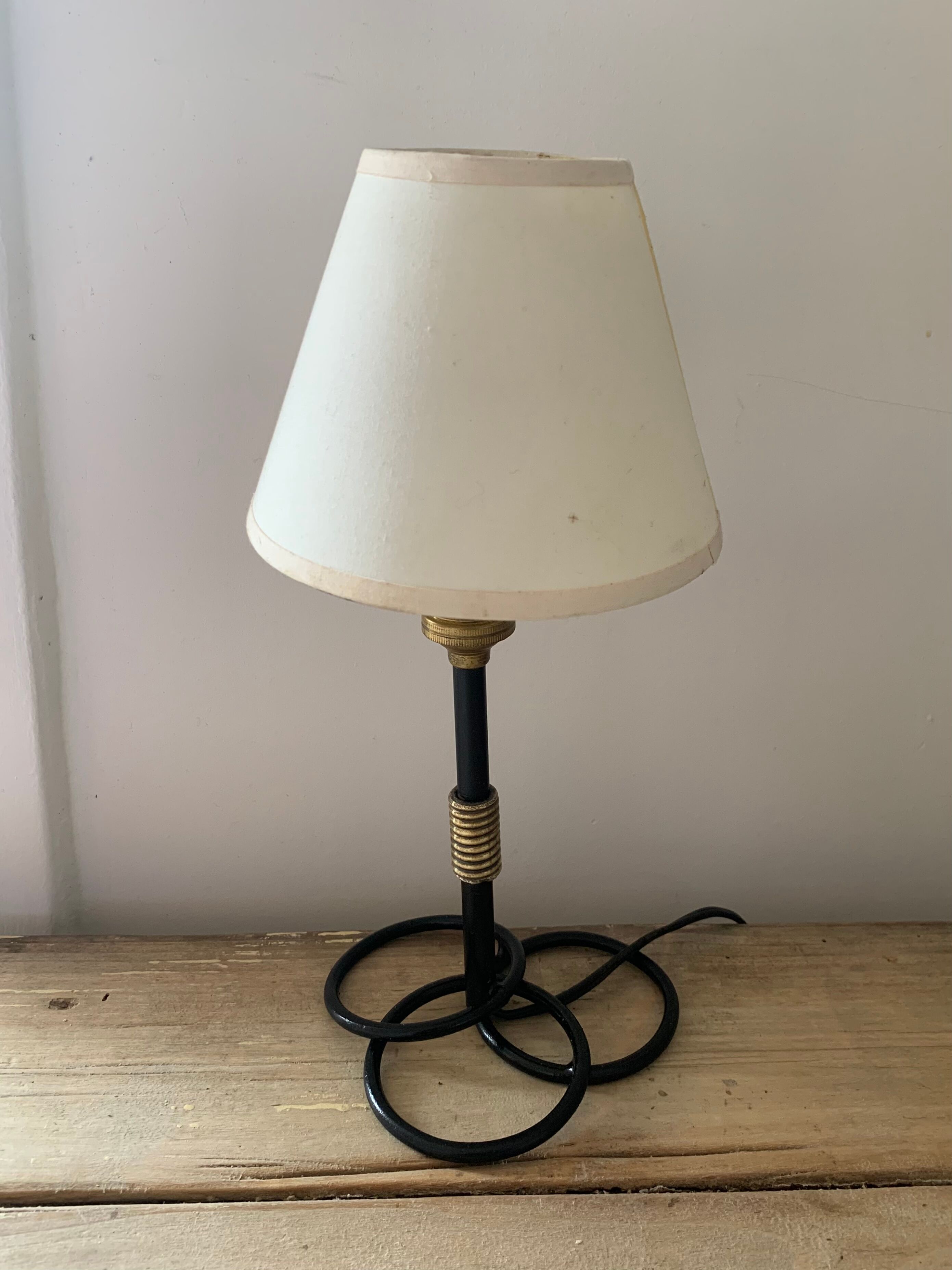Old table lamp