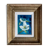 Painting "Floral composition" HST signed Simone Mounier