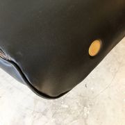 Tabouret en cuir, Danemark, années 1960