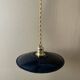 Old black industrial suspension D19.5cm