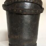 Brutalist studded leather bucket bucket 1920