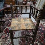 Fireplace corner armchair