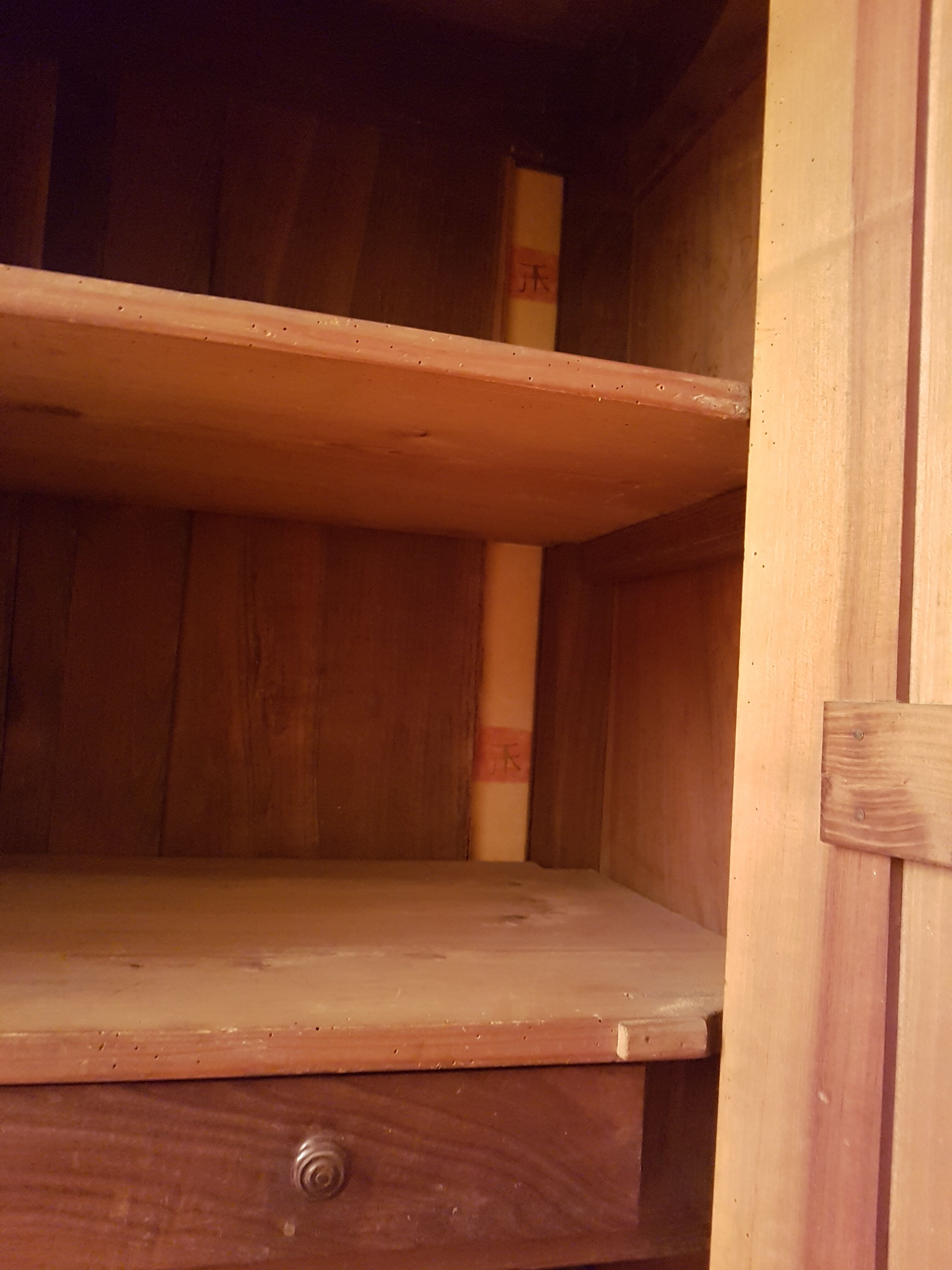 Antique walnut cabinet