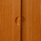 Unité murale modulaire scandinave en teck par Poul Cadovius pour Royal System, Danemark Années 1960