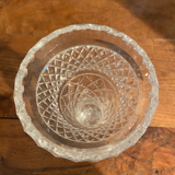 Golden crystal vase