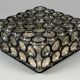 60s 70s Ceiling Lamp Plafoniere Glashütte Limburg Germany Glass & Metal